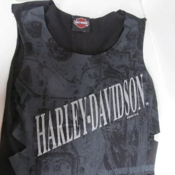 SOLD Distressed Cut Outs Womens sz s Harley Davidson T Shirt Womens small Harley - Picture 2 of 6